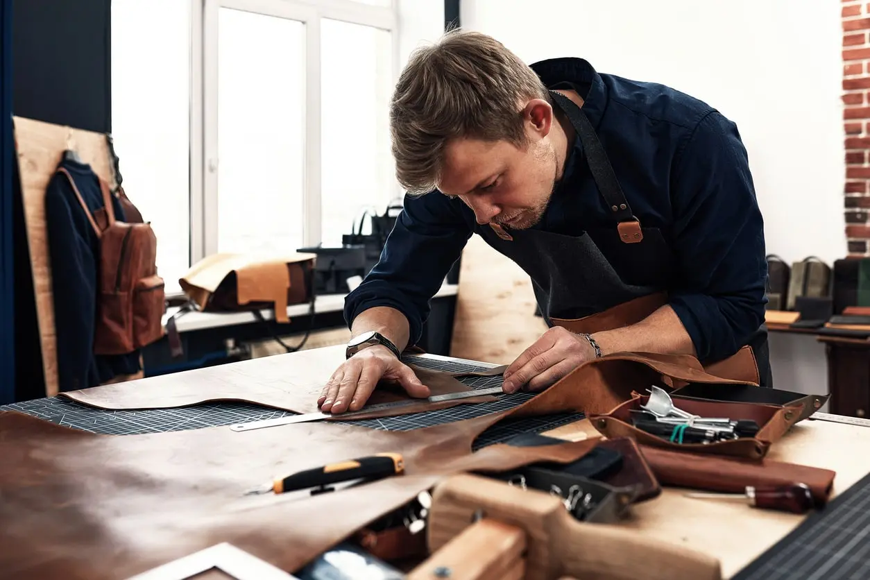 leather laser cutting