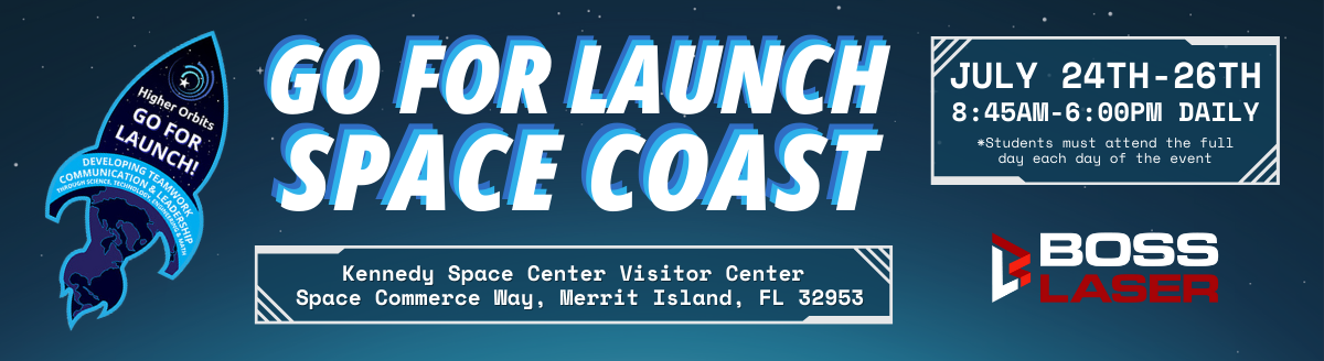 Boss Laser Sponsors Go for Launch, Space Coast by Higher Orbits Foundation