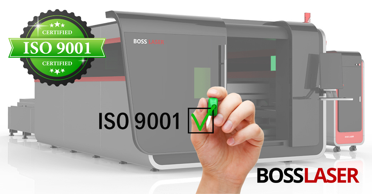 ISO-9001 Certified Laser Cutters and Engravers