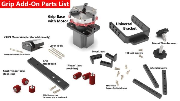 PiBurn Grip Kit Add-On Parts
